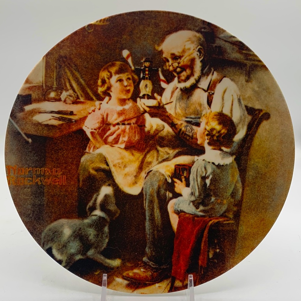 First Limited Edition in the Norman Rockwell Heritage Collection Plate